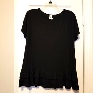 EUC Sew in Love Black Top Size S